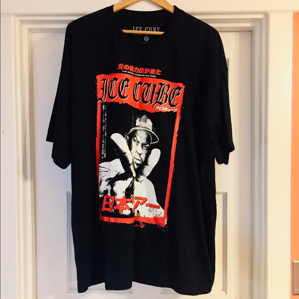 ▪️ICE CUBE▪️Kanji Peace Sign Japan Tour Tshirt